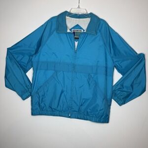 Vintage Pacific Trail Blue Windbreaker Zip Size Large